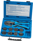 S&G Tool Aid SG18980 Quick Change Ratcheting Terminal Crimping Kit