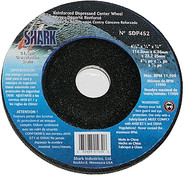 Shark Industries SHK12736 5" x 1/4" x 7/8" Depressed Center Grinding Wheel