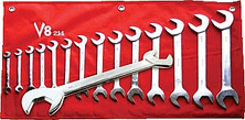 V8 Tools V8T214 14 Pc. Angle Head SAE Combo Wrench Set