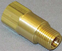 SMC CHK BRS 410-4M4F-B Check Valve, Piston, Brass, 1/4 In, MPTxFPT
