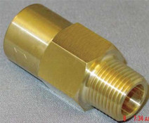 SMC CHK BRS 610-6M6F-B Check Valve, Piston, Brass, 3/8 In, MPTxFPT