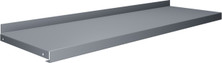 Tennesco SM-42 Lower Shelf For Modular Units With 72" W Tops, Color: Medium Grey