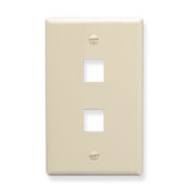 IC107F02AL - 2Port Face Almond