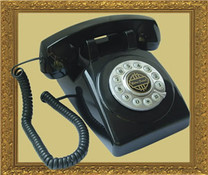 1950 Desk Phone Black