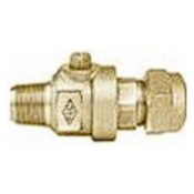 AY McDonald 4182190 4701BQ 3/4X1 BALL CORP STOP