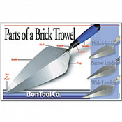 Bon Tool 16-130-B7 Poster - Parts Of Trowel