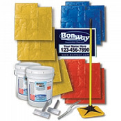 Bon Tool 32-840-B6 Texture Mat Kit - Ashlar Cut Stone