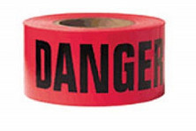 Bon Tool 84-246-B9 Danger Tape - Red 1000' X 3"