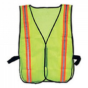 Bon Tool 84-673-B7 Safety Mesh Vest Lime With Reflect
