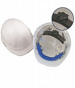 Bon Tool 84-532-B10 Hard Hat - White W/Ratchet
