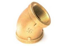 Matco-Norca B-L4503 1/2" 45 Degree Brass Elbow