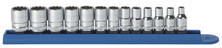 GearWrench 80306 13 Pc. 12 Pt Standard Socket Set METRIC, 1/4" Drive