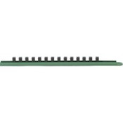 GearWrench 83110 3/8" Drive Slide Socket Rail, Green, 15" L
