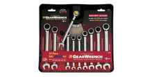 GearWrench 9418 10 Pc. Combination Ratcheting Wrench Set SAE/Metric