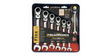 GearWrench 9900 7 Pc. Flex Combination Ratcheting Wrench Set Metric