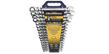 GearWrench 9902 16 Pc. Flex Combination Ratcheting Wrench Set Metric