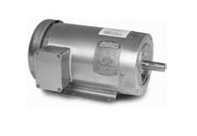 Baldor IDVSWDM3615T Inverter Motor, Paint Free, Three Phase, Totally Enclosed, C-Face, Hp: 5