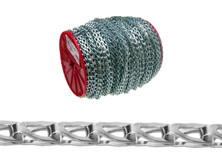 Campbell 0893527 #35 Sash Chain, Blu-Krome, 500' per Reel