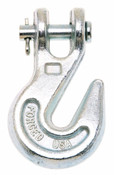 Campbell 4500424 1/4" Clevis Grab Hook, Forged Steel, Blu-Krome, 10 Pcs per Box