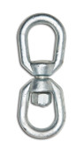 Campbell 3630535 5/16" Eye & Eye Swivel, Drop Forged Carbon Steel, Galvanized