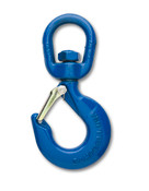 Campbell 3942205IL #2 Latched Swivel Hoist Hook, 3/4 Ton, Drop Forged Steel, Self Colored