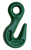 Campbell 5624615 3/8" Cam-Alloy Eye Grab Hook, Grade 100, Painted Green, Bulk
