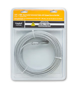 Campbell 5977610CBL Coated Cable,1/8"X100',Swaged Eye Oe,Pkg