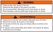 Campbell 6501700 CAM KIT,HORIZONTAL PLATE CLAMP