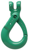 Campbell 5748895 1/2" Cam-Lok Self Locking Clevis Hook, Grade 100, Painted Green, Bulk
