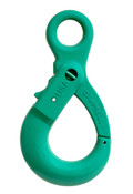 Campbell 5648695 3/8" Cam-Lok Self Locking Eye Hook, Grade 100, Painted Green, Bulk