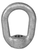 Campbell 7100106 #4 Eye Nut, 5/8" UNC-2B Tap Size, Forged, Normalized, Galvanized
