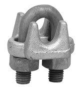 Campbell 6991834 1-1/8" Wire Rope Clip, Forged Carbon Steel, Galvanized