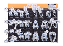 Campbell DD0720166 Display,Wire Rope Clips & Thimbles