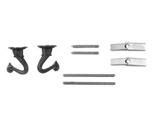 Campbell B5951560 Brass Plated Swag Hooks, 2 pcs per Bag