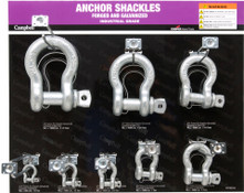 Campbell D0720165 Display, 15" x 18", Screw Pin Shackles, Galvanized