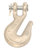 Campbell T9501424 1/4" Clevis Grab Hook, Grade 43, Zinc Plated, Import, UPC Tagged