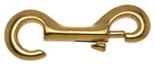 Campbell T7625204 #231B 3/8" Bolt Snap, Open Eye, Rigid, Solid Bronze, UPC Tagged