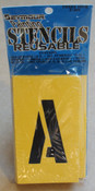 Seymour Z-501 Reusable Stencil Board, 3" Letter & Number Kit, Each