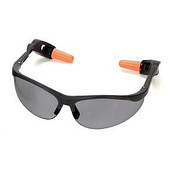 Steelman 96725 Combo Safety Glasses w/Ear Plugs (Smoke)