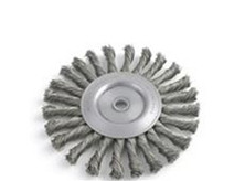 Brush Research BTC-4S MED. FACE-CABLE TWIST WHEEL, .014SS, 5/8-11 AH