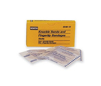 020010 North Latex-Free Woven Fingertip And Knuckle Adhesive Bandage (9 Per Box)