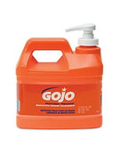 GOJO 1/2 Gallon Bottle Natural Orange Orange Citrus Scented Lotion Formula Hand Cleaner With Pump