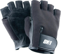 OK-1 OK-540 Half Finger, Foam Padded Palm, Lifter's Glove (01O-01140)