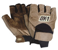 OK-1 OK-980 Half Finger Impact Style, Hook and Loop Closure. (01O-49112)