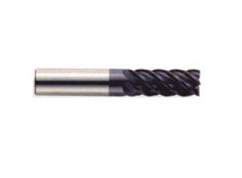 1/4" Dia Solid Carbide High Performance End Mill, AlTiN Coated, 6 Flute, 45 Deg Helix (14H-380-6253)