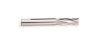 3.5 mm Dia Solid Carbide Square Metric End Mill, Uncoated, 4 Flute (14H-950-4137)