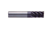 1" Dia Solid Carbide High Performance End Mill, AlTiN Coated, 5 Flute, 45 Deg Helix (14H-380-5107)