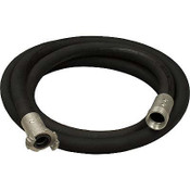 3/4" Blast Hose Assembly, Black, 50 Feet, Aluminum Fittings (20F-10034BLK0504AL)