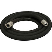 1-1/2" Blast Hose Assembly, Black, 25 Feet, Aluminum Fittings (20F-10112BLK0254XAL)