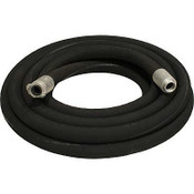 1-1/4" Blast Hose Assembly, Black, 50 Feet, Aluminum Fittings (20F-10114BLK0504XAL)